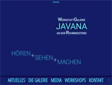 Tablet Screenshot of javana.net